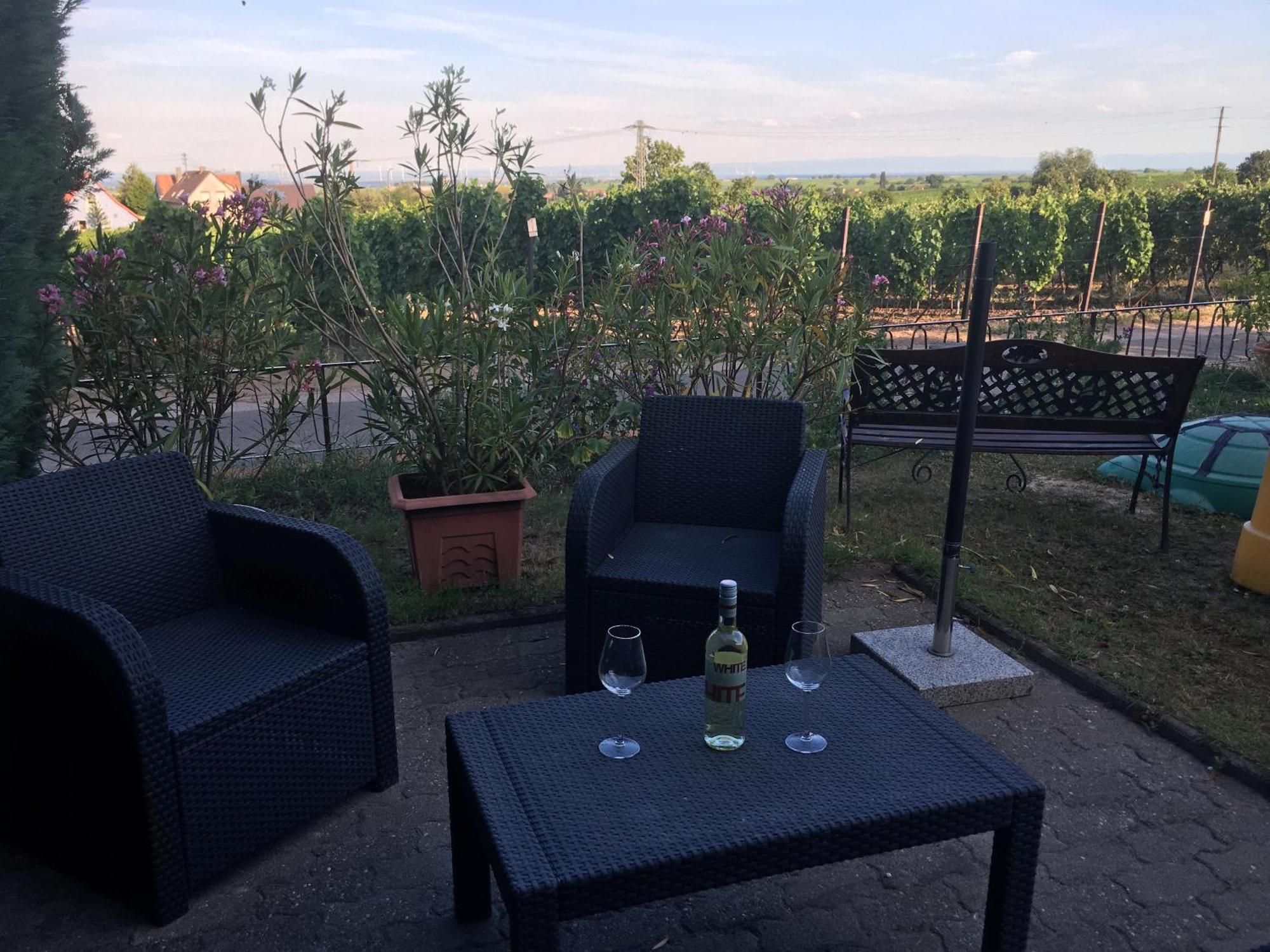 Ferienwohnung Suedpfalzblick Burrweiler Esterno foto