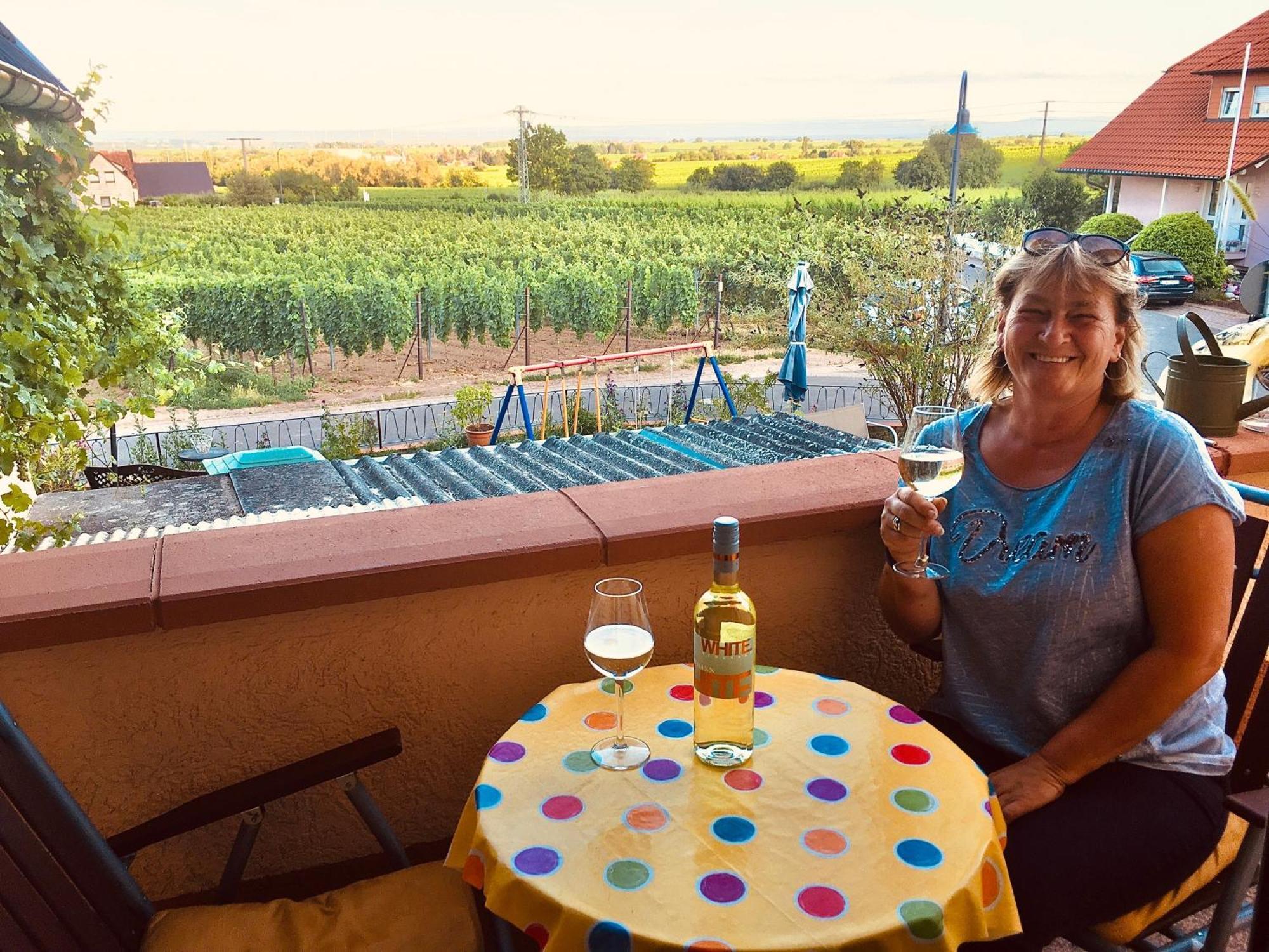 Ferienwohnung Suedpfalzblick Burrweiler Esterno foto